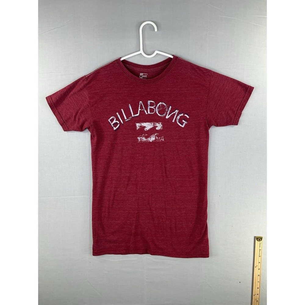 Billabong Mens Red Graphic T-Shirt Short Sleeve Casual Tee Size M